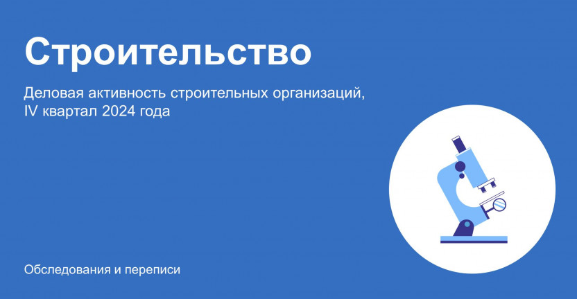 Деловая активность строительных организаций Вологодской области в IV квартале 2024 года